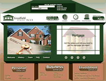 Tablet Screenshot of goodfieldstatebank.com